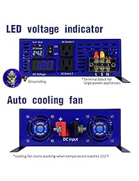 Inversor de onda sinusoidal pura de 3000 W de XYZ INVT DC a 120 V CA, 3000 W inversor de energía de 6000 W convertidor de potencia para sistema solar.