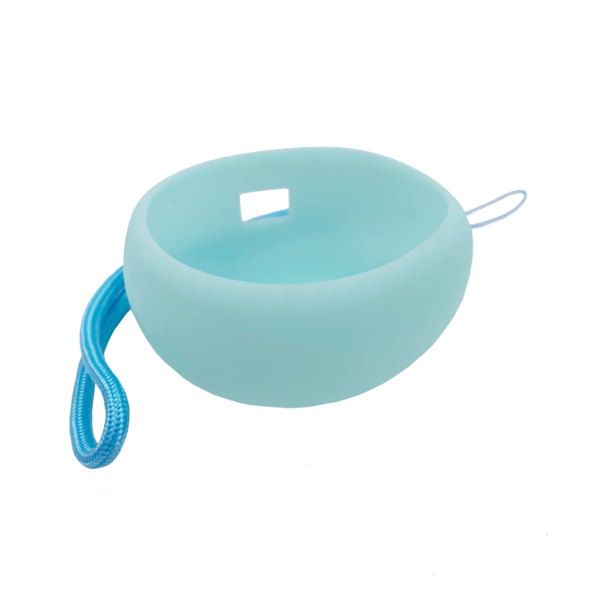 xcivi Silicone Cover and Lanyard for Tamagotchi Pix Virtual Interactive Pet Game Machine, Silicone Shell Compatible with New Tamagotchi PIX (Blue)