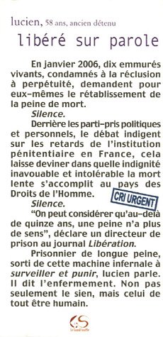 Libéré sur parole