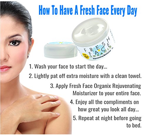 Organic Facial Moisturizer. Revives Aging Skin Quickly. Repairs Dry Skin, Wrinkles, Dark Spots, Irritations And Sunburn. For All Ages And Skin Types.