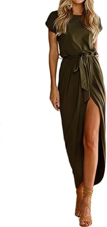 high waisted midi dress