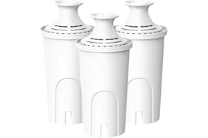 FYAEWPA Replacement for Brita® Water Filter, Pitchers and Dispensers, Classic 35557, OB03, Mavea® 107007, Reduces Chlorine, L