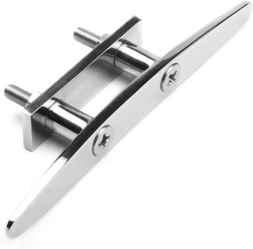 Vakocean 316 Stainless Steel 6" Open Base Boat Cleat Pack of 2 : Sports & Outdoors