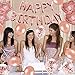 40th Birthday Party Decorations, Puchod 40th Foil Balloons Birthday Party Decorations Banner Supplies Set Gold Confetti Balloons for Women