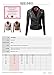 Awesome21 Women's Women's Classic Leather Moto Jacket with Furry Lining and Double Belt