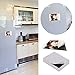 Adhesive Magnetic Sheets for Refrigerator DIY - 10 Pcs Good Flexible Magnetic Paper, Magnetic Sheets Adhesive Backing for Crafts Kids Photos Labels Homemade Fridge Magnets