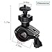 TEKCAM Action Camera Bike Mount Holder 360 Degree Rotatable Motorcycle Bicycle Rod Bar Handlebar Clamp Mount Bracket Compatible for Gopro Hero 7 6 5 AKASO EK7000 4K Apeman Campark Crosstour Camera