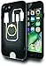 EverCase Multi-Function Case Cover for iPhone 7/8 with Lightning (Charging) Cable (MFI-Certified), Ring Grip, Kickstand, Card Holder and Adapter Storage (Anti-Scratch Matte Coating)