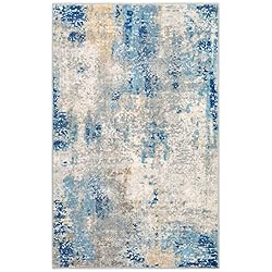 Lahome Modern Abstract Area Rug - 3x5 Washable Rug