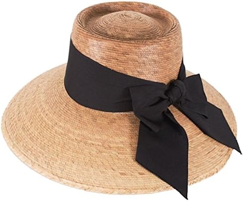 Tula Hats - Women's - Joliet Black Bow Palm Hat