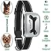 PetAmenity No Barking Control Anti Bark Collar [2020 Ultra], Rechargeable/Rainproof/Reflective, 7 Sensitivity, Beep/Vibration/Safe Shock for Large, Medium, Small Dogs (Silver, Bone)
