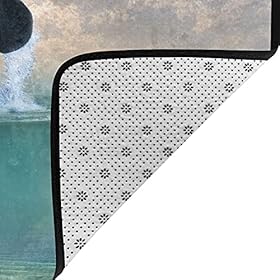 Lzhengsi Super Soft Modern Carpet Killer Whale Print Area Rug Living Room Carpet Bedroom Rug Yoga Mat Easy to Clean for… 51Z2iPMJVHS