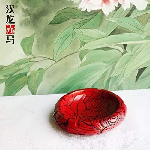 葉巻灰皿 レッドドラゴン中国の漢馬新しい家具装飾品工芸品ホームデコレーション