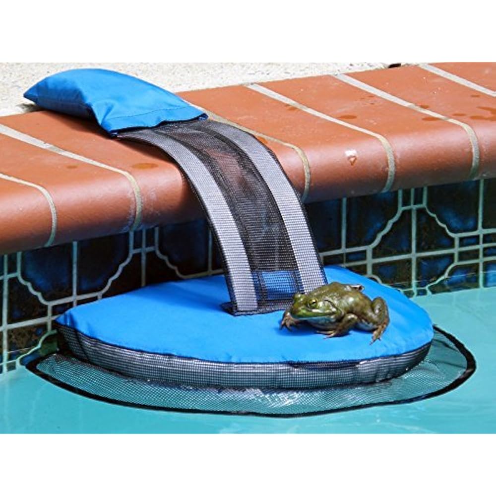 New Swimming Pool Critter Saving Escape Ramp Frog Log Critter Animal