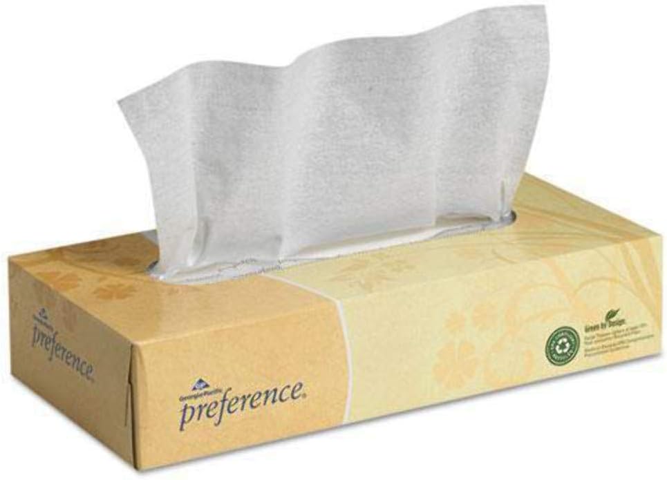 Facial Fabric, Flat Box, 100 Sheets/Box, 30 Boxes/Cardboard
