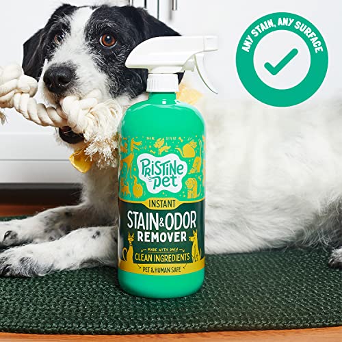 Pristine Pet Instant Stain & Odor Eliminator with Micellar Water & OXY