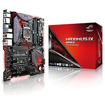 ASUS ROG Maximus IX Apex Motherboard(Aura Sync RGB LEDs, DDR4 4266MHz, DIMM.2 dual M.2 expansion card, and USB Type-A/C)
