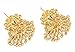 MUCH-MORE Bollywood Ethnic Fashion Gold Tone Faux Pearl Polki Bali Jhumki Earring Indian Traditional Jewelry For Women (6316)