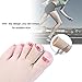 Toe Caps Gel Toe Protectors Gel Little Toe Protector Fabric Sleeve Protectors Toe Cushions Pain Relief for Corn, Callus and Blister Pack of 6 (Style 6)