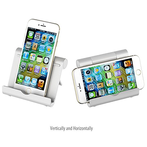 iPad Stand, JETech Adjustable Multi-Angle Mini Portable Durable Aluminum Tablet Stand, Compatible with iPhone, iPad, Galaxy, Nexus and More - 2061