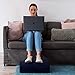 Under Desk Footrest Pillow - Office Foot Rest Under Desk Adjustable Height - Foot Rest Cushion - Desk Foot Rest for Back, Hip, Knee, Plantar Fasciitis, Sciatic Pain, Foot Stool for Under Desk at Work