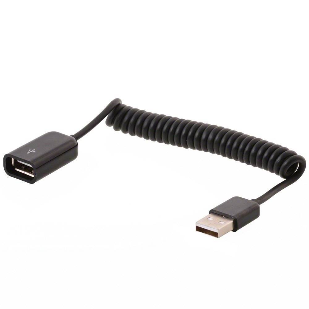 DeLOCK Cable USB 2.0 Type A Coiled Cable (Up To 60 cm)