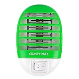 Mini Bug Zapper/Mosquito/Insect/Fly/ Gnat Electronic Killer/Zapper,Indoor Pest Control,UV Light,Small/Mini Night Light/Lamp By Comfy Mee