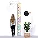 bingolar Kids Growth Chart, Children Height Chart Growth Wall Chart Height Wall Chart Art Hanging Rulers for Kids Bedroom Nursery Wall Decor Removable Height and Growth Chart(Pink 20cm x 200cm)