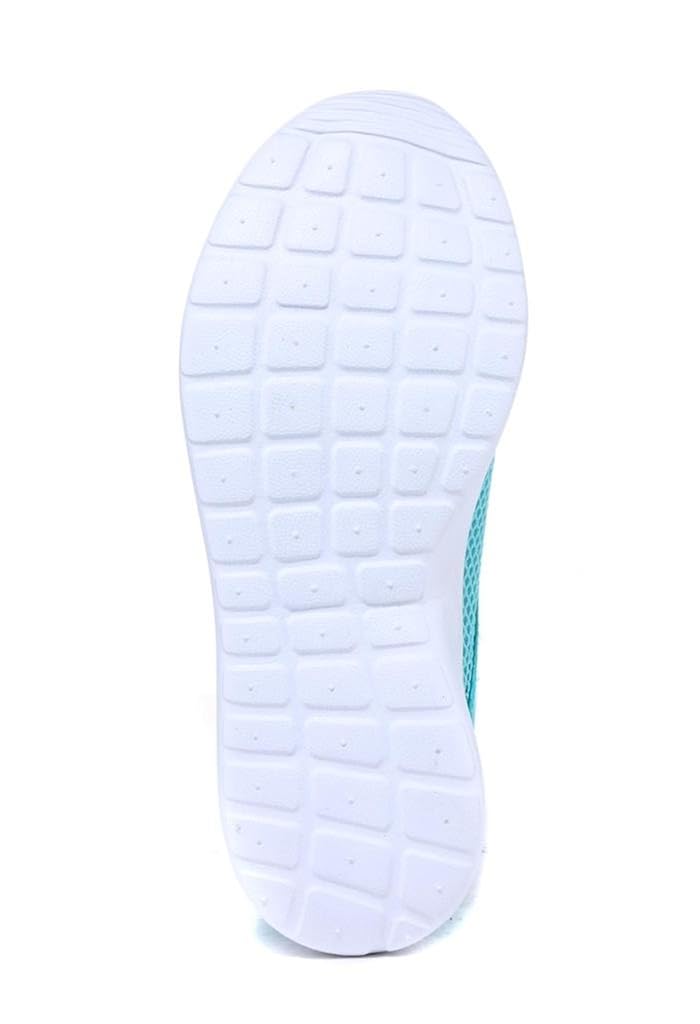 sparx women's pu mesh sky blue white shoes uk 8 (sx0089l)
