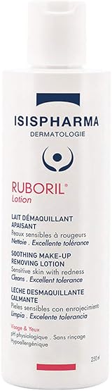 IsisPharma Ruboril Cleansing Milk for Sensitive Red Skin No Rinse Makeup Remover view 1