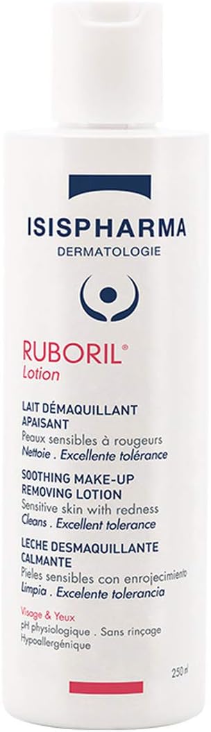 IsisPharma Ruboril Cleansing Milk for Sensitive Red Skin No Rinse Makeup Remover