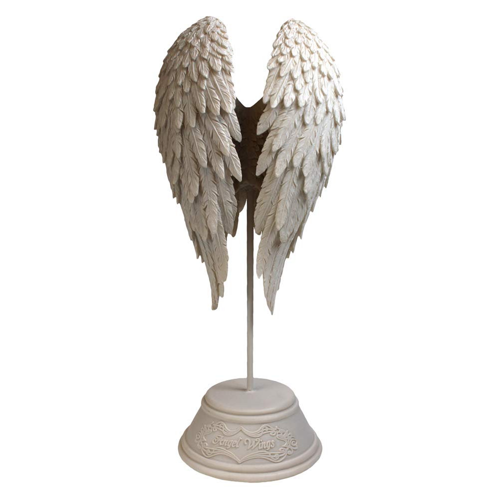 Nemesis Now B0720C4 Angel Wings Figurine 26cm White, Resin