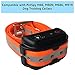 PetSpy Reflective Dog Training Collar - Safe at Night and Odor Free Adjustable and Durable, Orange