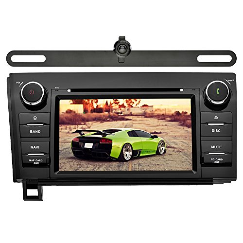 YINUO In Dash Android 7.1.1 Double Din 7 Inch Capacitive Touch Screen Car Stereo DVD Player GPS Navigation with Bluetooth for Toyota Tundra/Sequoia,7 Color Button illumination,with Backup Camera