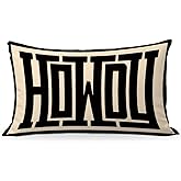 uinwk Howdy Pillow Cover 12x20, Western Southwestern Throw Pillows Cover for Cowgirl Cowboy Room Bedroom College Dorm Decor, Western Decor for Home