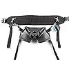 Pellor-Stand-Up-Offshore-Fishing-Gimbal-Padded-Fighting-Belt-Waist-Rod-Holder-Shoulder-Back-Harness-Black-Black-Small-Waistline-30-46inch