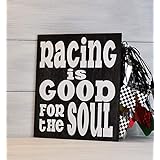 Racing Sign, Racing Decor, Racing is Good for the Soul, Racing Gift, Gift for Race Fan, Dirt track racing, Nascar Gift, Home Decor