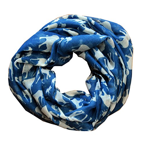 SCARF_TRADINGINC Elephant Infinity Loop Scarf (Denim)