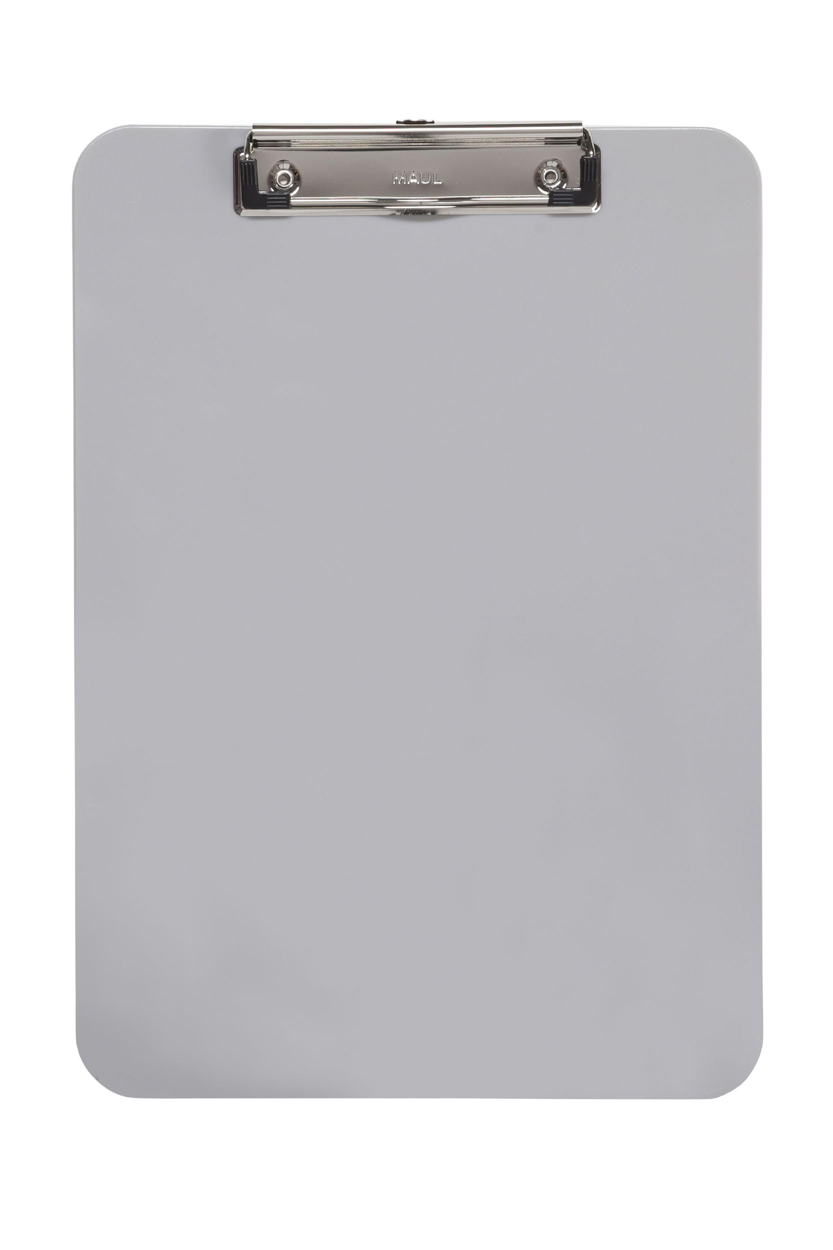 Maul Clipboard, Din A4 Portrait, Plastic, 8 mm Clamping Width, 3 mm Board Thickness, Grey, 2340582 — image 1