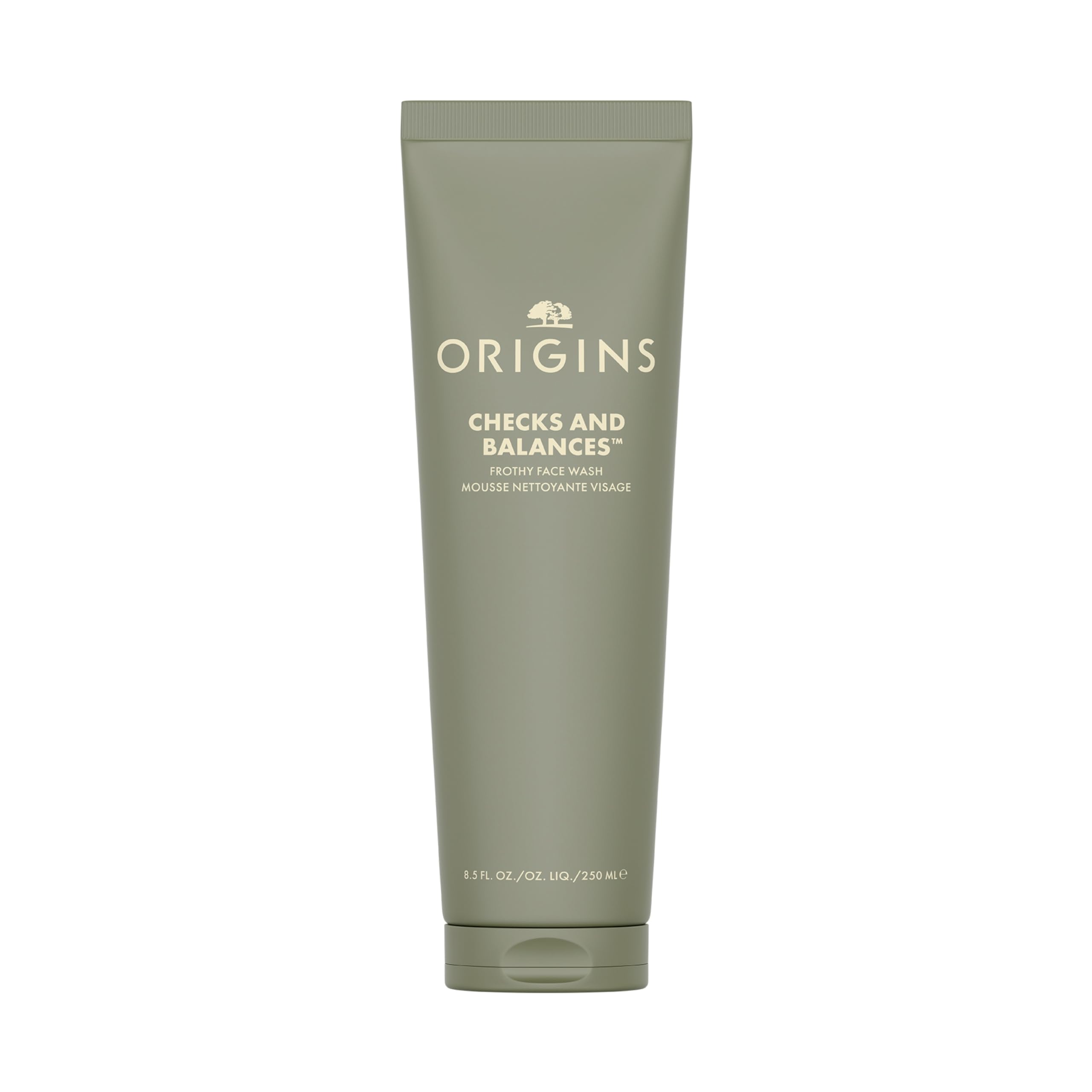 Origins Checks and Balances Frothy Face Wash | Gentle Face Cleanser for All Skin Types | With Mint, 250 ml