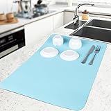 TCASH Dish Drying Mat for Kitchen Counter,24x16in