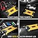 BASAF Car Jump Starter 1200A Peak for up to 8L Gas and 6L Diesel Engines, 12V Portable Battery Booster, Type-C in/Out Port, USB Quick Charge 3.0