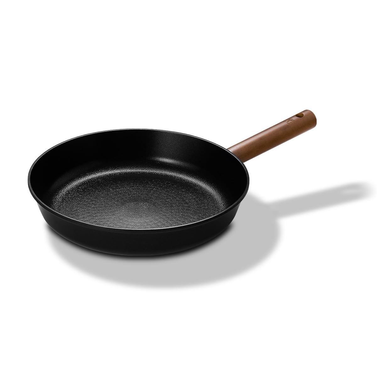 Photo 1 of WAGENSTEIGER Aluminum Frying Pan with Titanium Coated Non-Stick Surface, 7-Layer Coating With Zelkova Wooden Handle, Restaurant & Business Grade, Made in South Korea (16.34L x 9.65W x 1.77H Inches)