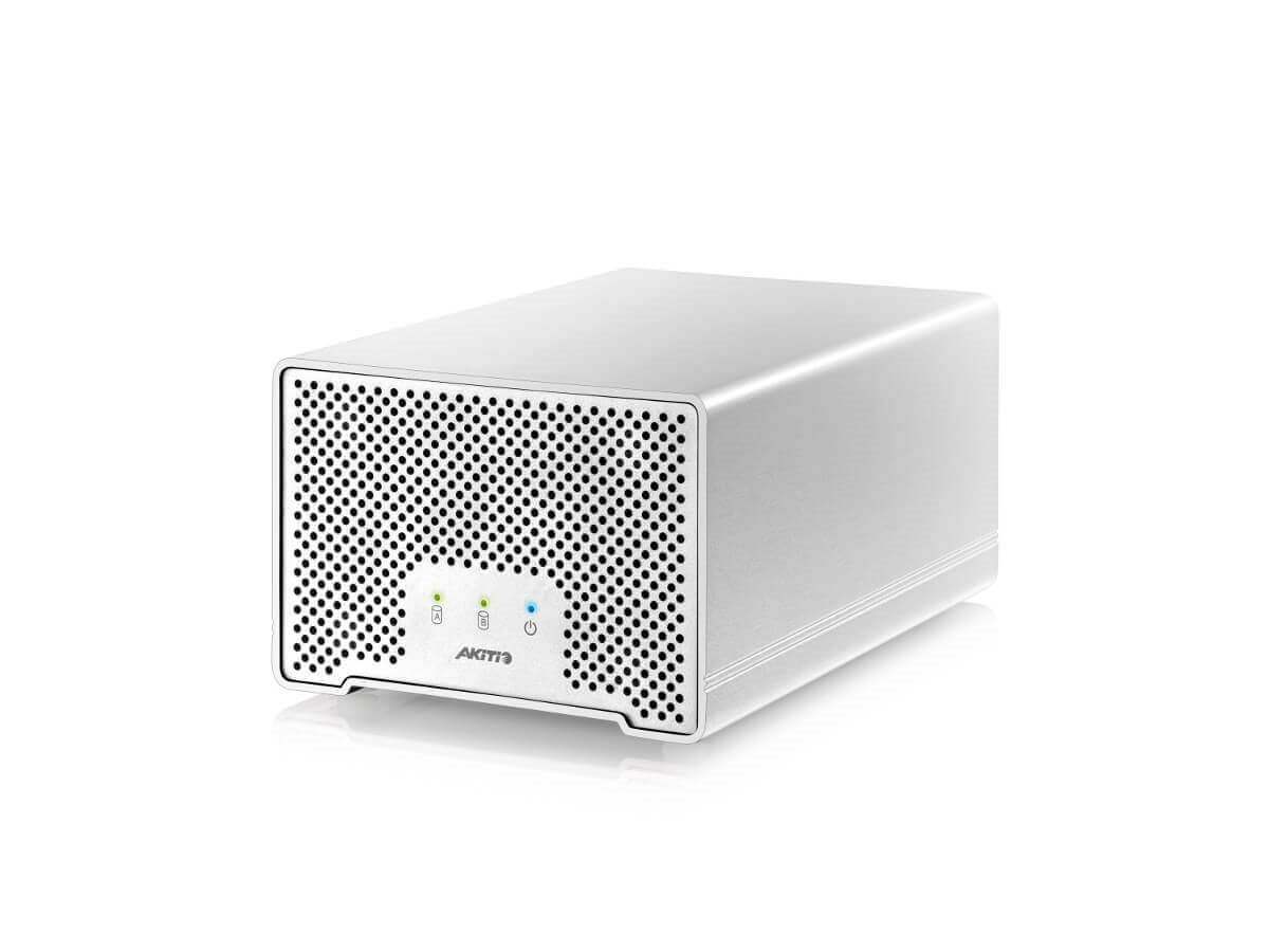 AKiTio ストレージ SK2-BU3OAS-AKTU ニュートリノ U3+ 2.5インチ SATA USB3.0 5V 900mA リテール AKiTiO T3N2AA0002Y00U Node Duo 2-Slot PCIe at