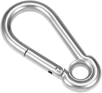 Amazon Co Jp Uxcell フック 69 Mm 304ステンレスカラビナ スプリング スナップリンク フック クリップキーホルダー Diy 工具 ガーデン
