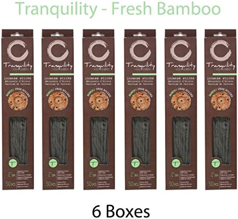 Hosley's 300 Incense Sticks / Approx. 300 gm.FRESH BAMBOO (Tranquility) Highly Fragranced Incense with Bonus Holder, Bulk Buy. Hand Made Infused with Essential Oils. O7