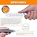 Paring Knife Fruit Knife Classic 3.5 Inch Premium Stainless Steel Spear Point Non-slip Handle Good at Peeling Slicing Cutting for Kitchen with Gift Carry Case …