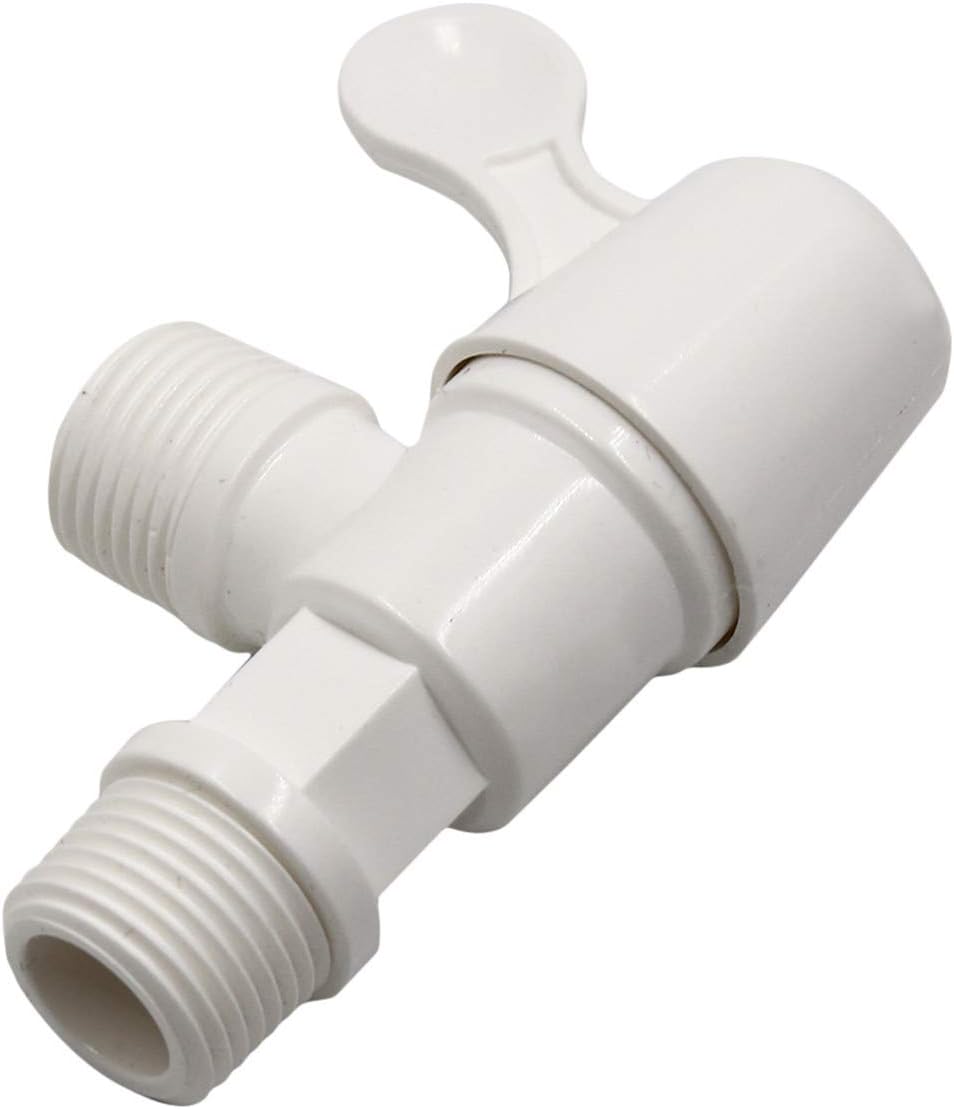 Amazon Com Bigsweety White Inline Pvc Ball Valve Small Single