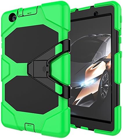 LG G Pad X 8.0 / G Pad 3 8.0 Case with Screen Protector 3in1 Heavy Duty Full Body Protection Armor Defender Shell Kickstand for LG G Pad X 8.0 /G Pad 3 8.0 (V520/V521/V525), green