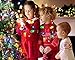 KINREX Christmas LED Light Up Necklace - Flashing Bulb Holiday Xmas & Party Favors – Flashing Favors Light Measures 35